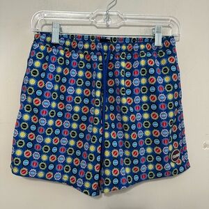 COLMAR Blue and Red Swim Shorts with Elastic Waistband Kid’s Size 14Y